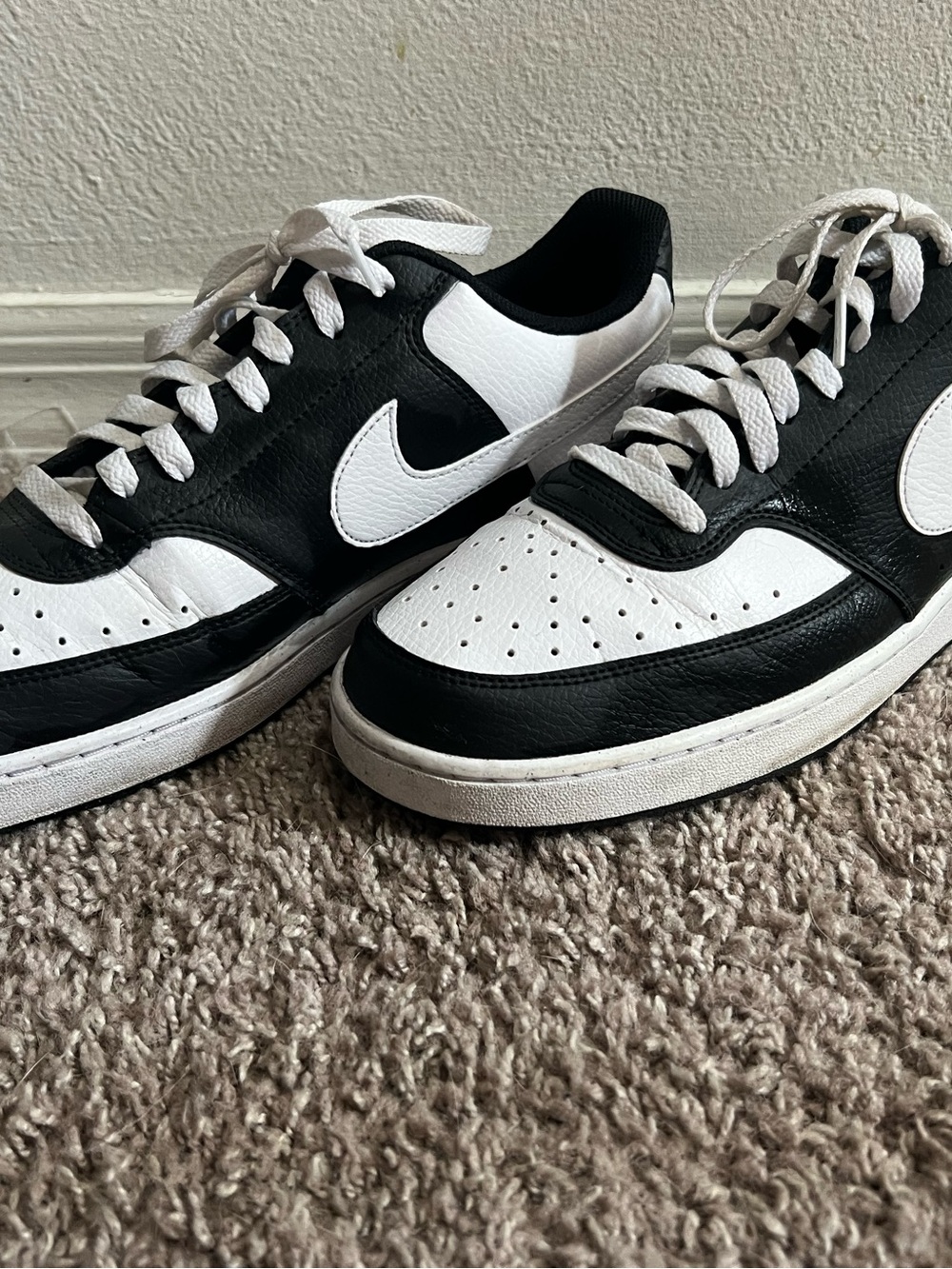 Nike Court Vision Lows Men’s Black/white US Size 12